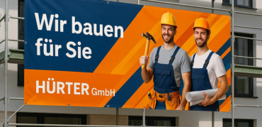 Meshbanner für Gerüste